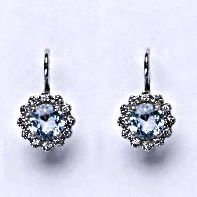 Čištín čiré zirkony přírodní topaz sky NK 1495