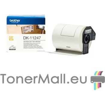 Image 1 of Brother Large Shipping Paper Brother DK-11247, Black on White