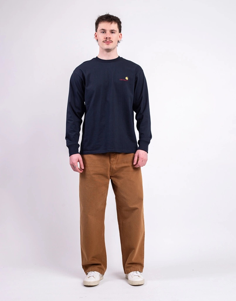 Carhartt WIP Brandon Pant Hamilton Brown grind wash od 117,9