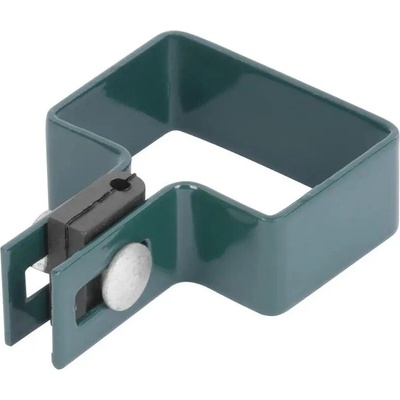 Objímka Strend Pro EUROSTANDARD, 60x40 mm, koncová, zelená, Zn+PVC, RAL6005, na hranatý stĺpik