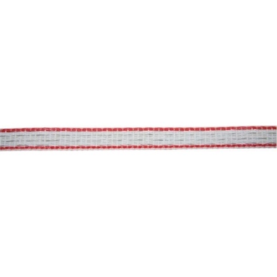 Páska PROFI pro el. ohradník, 12 mm x 200 m, 4x TriCOND 0,3 mm, bílo-č