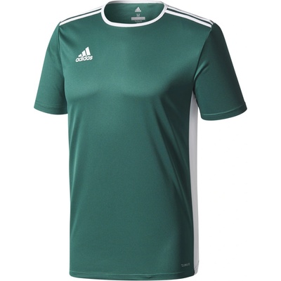adidas Entrada 18 krátký rukáv tmavě zelená/ Bílá Junior