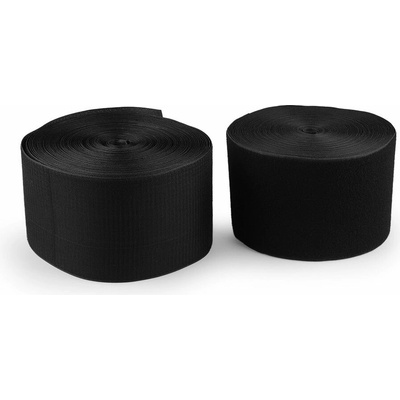 Suchý zip háček + plyš šíře 15 cm PES METRÁŽ - černá