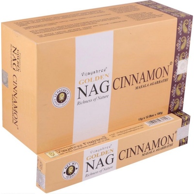 Vijayshree Golden Nag vonné tyčinky Cinnamon 15 g