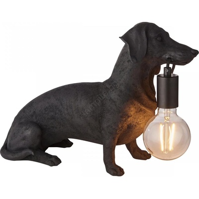 Endon Lighting 101188 - Настолна лампа DACHSHUND 1xE27/10W/230V черен (EN0081)
