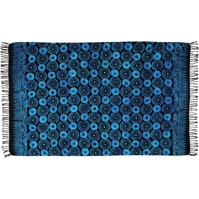 Sarong BOB Batik Louka černo-tyrkysový