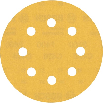 Bosch Brúsny papier EXPERT C470 s 8 otvormi pre excentrické brúsky, 115 mm, zrnitosť 400, 5 ks 2608900801