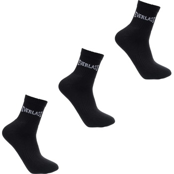 Image 1 of Everlast Мъжки чорапи Everlast Quarter Socks 3 Pack Mens - Black