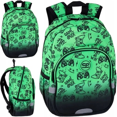 COOLPACK MALÝ PREDŠKOLSKÝ BATOH PRE CHLAPCA GAMER GREEN
