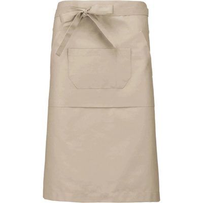 Kariban Dlouhá zástěra KANGAROO béžová