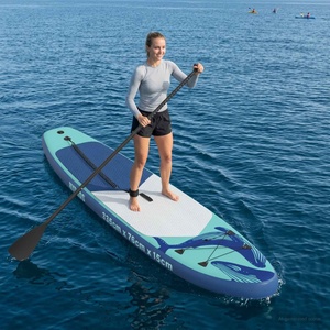 vidaXL Надуваема сърф дъска HYDROS 335 x 76 x 15 см Тюркоаз (42039117)