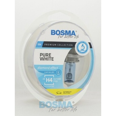 BOSMA PURE Biela H4 P43t 12V 60/55W 8887