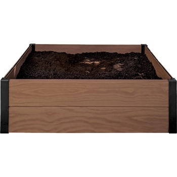 Keter Maple Square Vyvýšený záhon 106 x 32 x 106 cm hnědý 249299