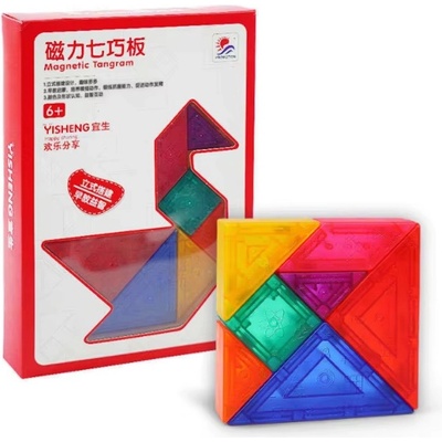 Yisheng 7 Piece Jigsaw magnetic puzzle Tangram Yisheng