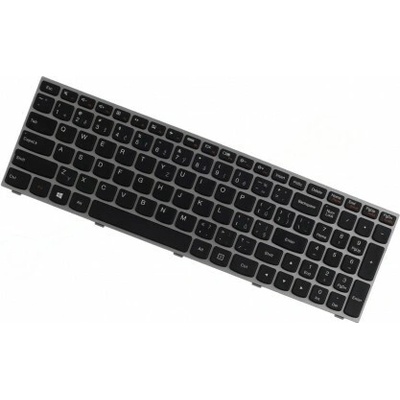 Lenovo E51-80 klávesnice na notebook Stříbrný rámeček CZ/SK