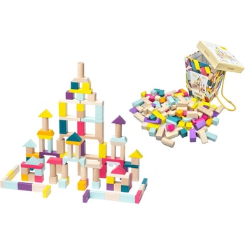 Cubika Sada dřevěných kostek 50 ks