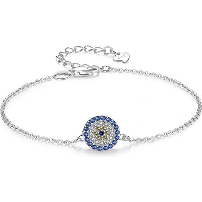 Grace Silver Jewellery stříbrný Evil Eye amulet Boží oko Nazar NR-KLTB008 stříbrná