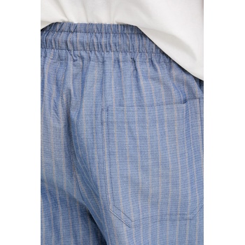 APC Къс панталон с лен A. P. C. short paul мъжки в синьо COHFW. H10205 (COHFW.H10205)