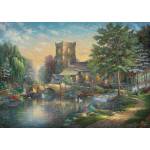 Schmidt Spiele - Puzzle Thomas Kinkade: Willow Wood Chapel - 1 000 piese