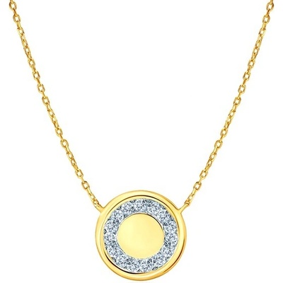 Savicki Náhrdelník kruh zlatý diamanty SAVN06618 Y C