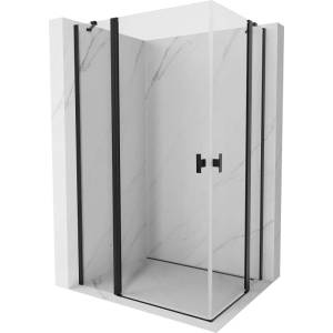 Mexen Mist Duo душ кабина, 80 x 70 см, прозрачна, черна - 8A4-080-070-70-00 (8A4-080-070-70-00)