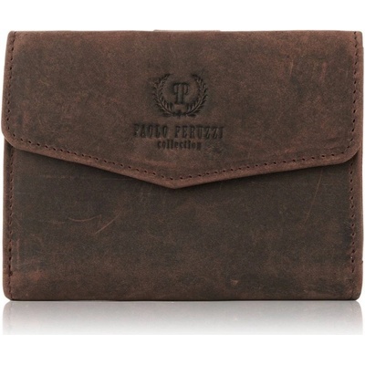 Paolo Peruzzi dámska kožená peňaženka Vintage T 35 BR hnědá