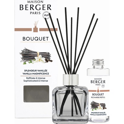 Maison Berger Paris Dárková sada aroma difuzér kostka + náplň Velkolepá vanilka Vanilla Magnificence 100 ml