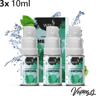 Way to Vape Menthol 3 x 10 ml 18 mg