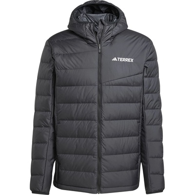adidas Яке Adidas Men's Terrex Multi Light CLIMAWARM Hooded Down Jacket - Black