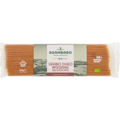 Sgambaro celozrnné bio cestoviny Spaghetti No.5 0,5 kg