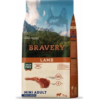 Bravery dog Adult Mini lamb 7 kg