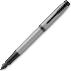 Parker Писалка Parker Royal IM Black Edition Matte Grey, черен цвят на писане, сива (2127620)