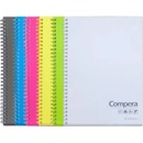 Comix Compera kroužkový poznámkový blok B5 Transparentní 80 listov