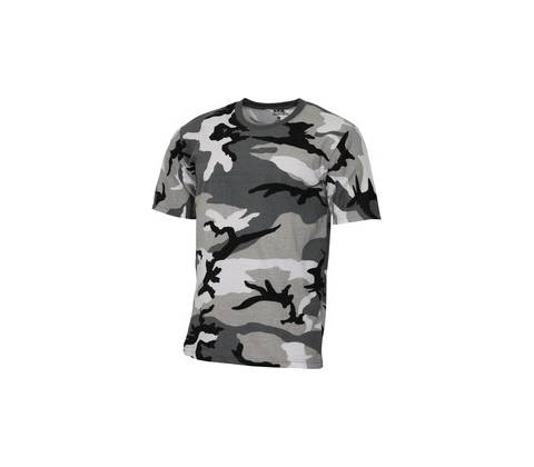 Dětské maskáčové triko urban BASIC
