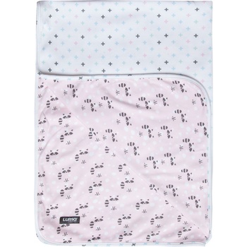 Luma Multifunkčný pléd Racoon pink