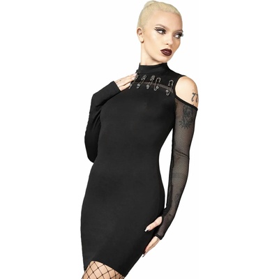 KILLSTAR дамска рокля KILLSTAR - He looked up - Черен - KSRA007645