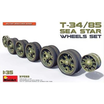 MiniArt T-34/85 "Sea StarWheels Set 1:35