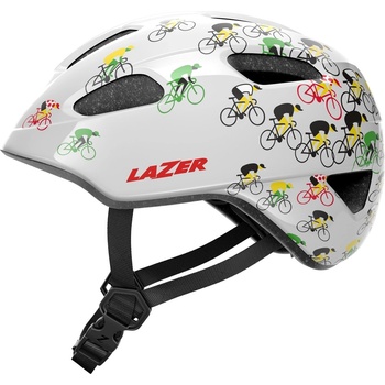 Lazer Sport Lazer Nutz KinetiCore Tour De France Kids Helmet - White/Multi