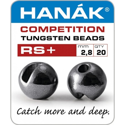 Hanák Tungstenové Hlavičky RS Černé Niklové 20ks 2,8mm
