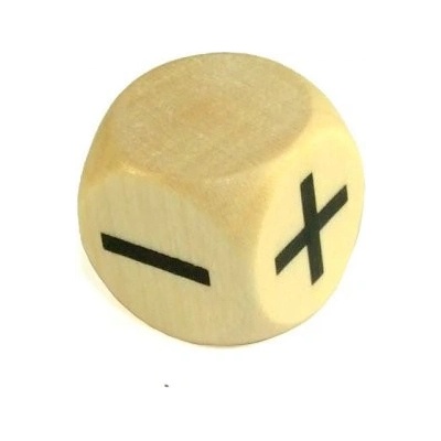Kostka Fate dřevěná