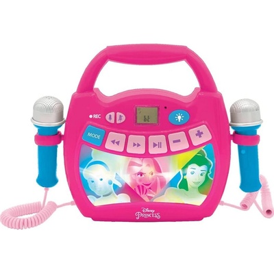 Lexibook Reproduktor karaoke Disney Princess s mikrofónmi a osvetlením