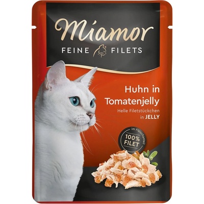 Miamor Feine Filets s kuřecím v rajčatovém želé 48 x 100 g