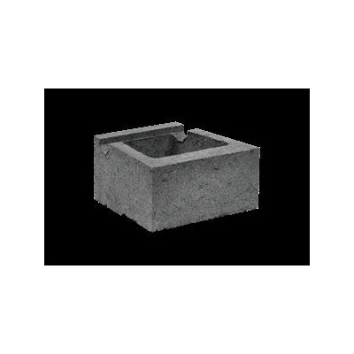CUP STONE malý hladký Černá