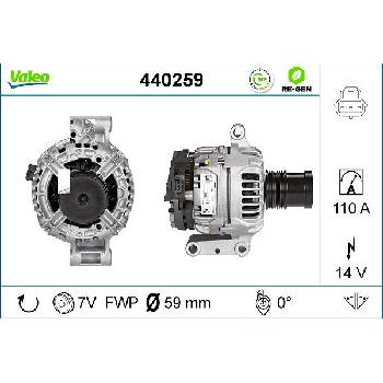 Alternátor VALEO 440259