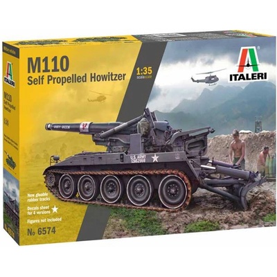 Italeri samohybná houfnice M110 US Army Model Kit 6574 1:35