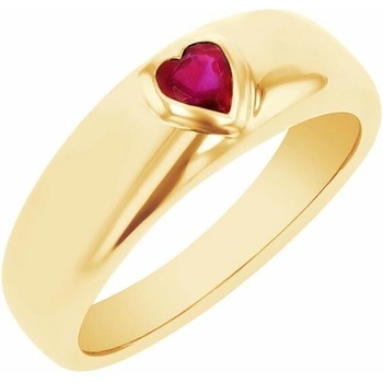 Eppi Prsten s rubínovým srdcem Maud R43951