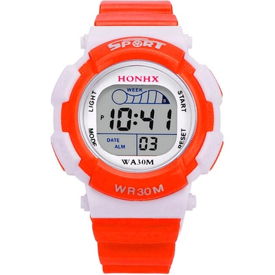 HONHX Детски часовник HONHX Sport, Дигитален, Оранжев (HONHX-59901-ORANGE)