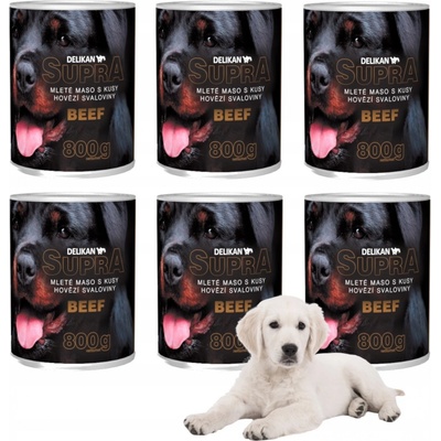 Delikan CD Adult Dog Beef & Rice 25/10 3 kg