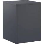 vidaXL Стойка за растения Антрацит 30 x 30 x 40 cm Неръждаема стомана (8012464)