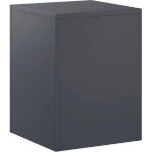 vidaXL Стойка за растения Антрацит 30 x 30 x 40 cm Неръждаема стомана (8012464)